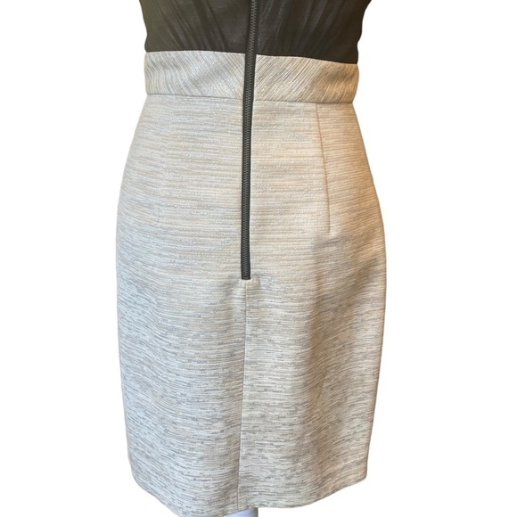 Max and Cleo Dress Size 2 Y2K Mini Sheer Sheath Cocktail Mesh Feminine Party - Picture 6 of 7